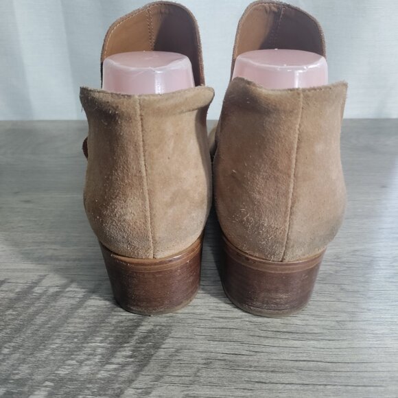 Marc Fisher Footwear Yilda Cutout Bootie, Medium Natural Suede, 11M - Picture 5 of 12
